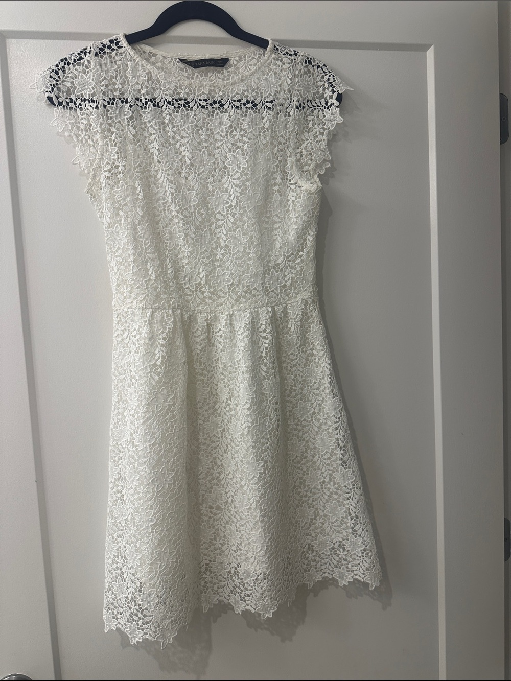Zara Lace dress XS White NWOT